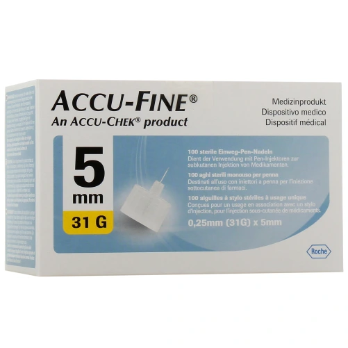 Accu-Chek Accu-Fine aiguilles stériles