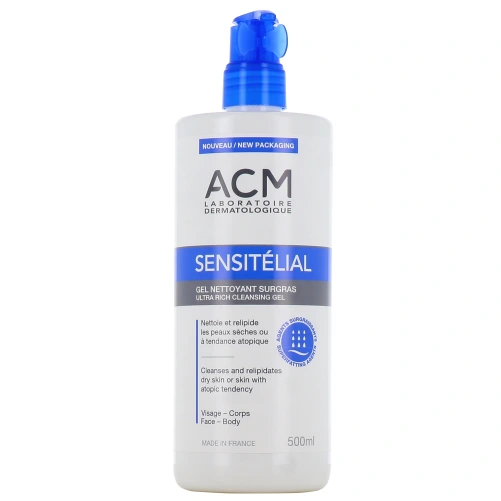 ACM Sensitélial Gel Nettoyant Surgras