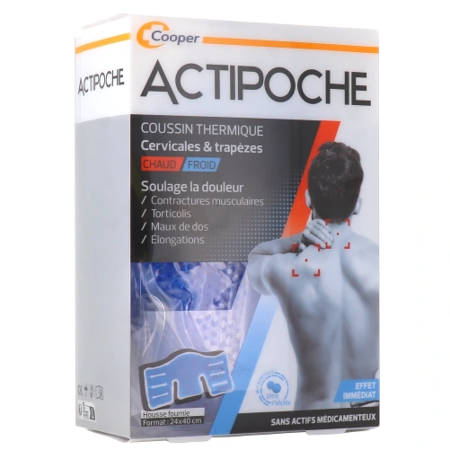 Actipoche Coussin Thermique Cervicales et Trapèzes