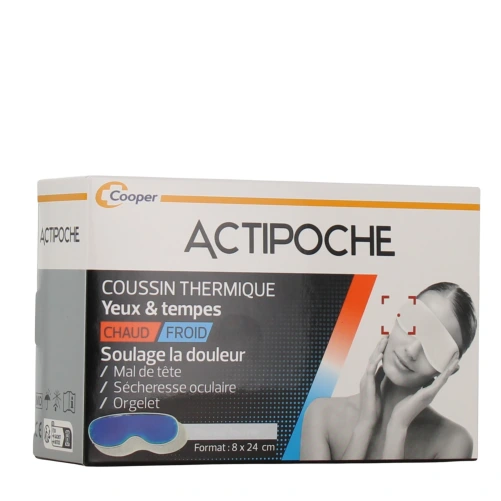 Actipoche Coussin Thermique Yeux et Tempes