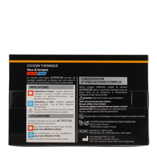 Actipoche Coussin Thermique Yeux et Tempes