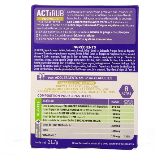 Actirub Pastilles pour la gorge