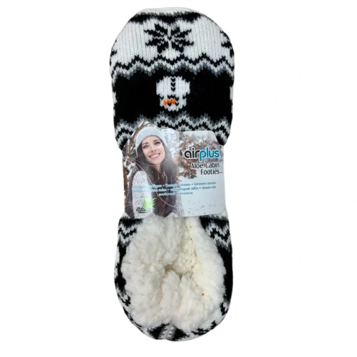 AirPlus Aloe Cabin Footies Chaussons Hydratants 28-36 Femme
