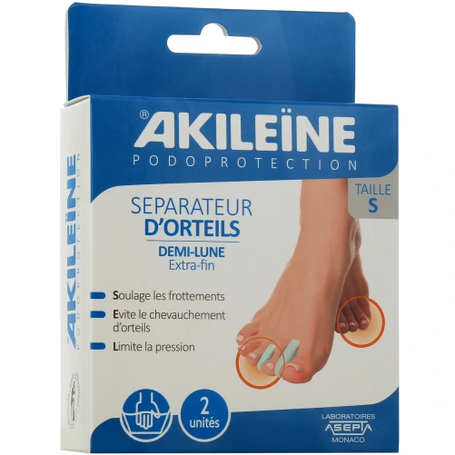 Akileïne Séparateur d'Orteils Demi-Lune