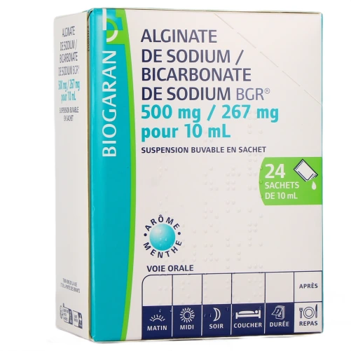 Alginate de Sodium Bicarbonate de Sodium