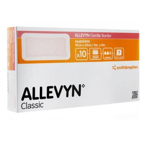 Allevyn Gentle Border Lite Rectangle Pansement Hydrocellulaire