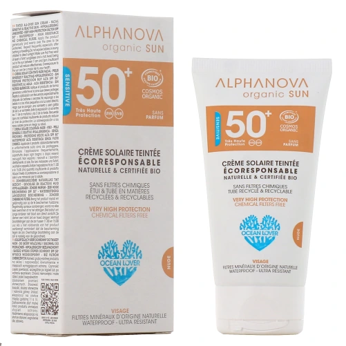 Alphanova Sun Crème Solaire Teintée SPF 50+