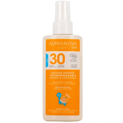 Alphanova Sun Kids Spray Solaire Bio Enfants SPF 30