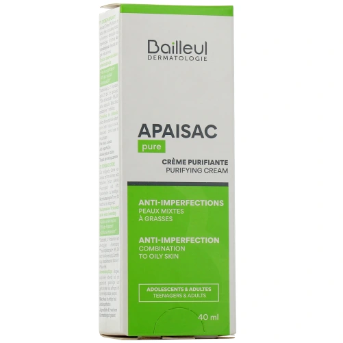 Apaisac Biorga Crème Purifiante Anti-Imperfections