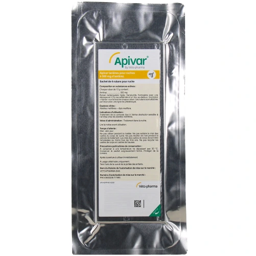 Apivar Lanières Antiparasitaires pour Ruches