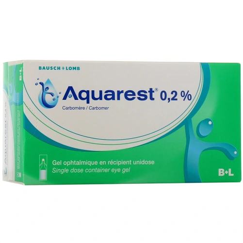 Aquarest 0,2% gel ophtalmique