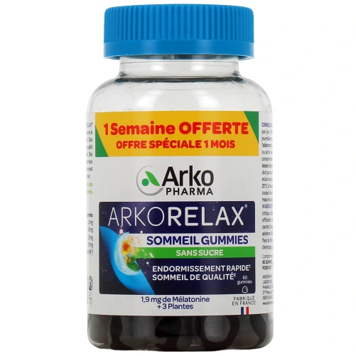 Arkorelax Sommeil Gummies sans sucre
