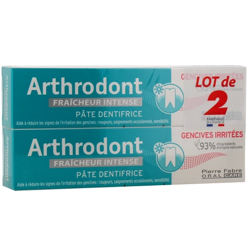 Arthrodont Fraîcheur Intense Dentifrice Gencives Irritées