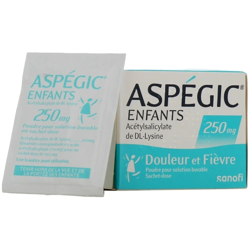 Aspégic Enfants & Nourrissons 100 & 250 mg