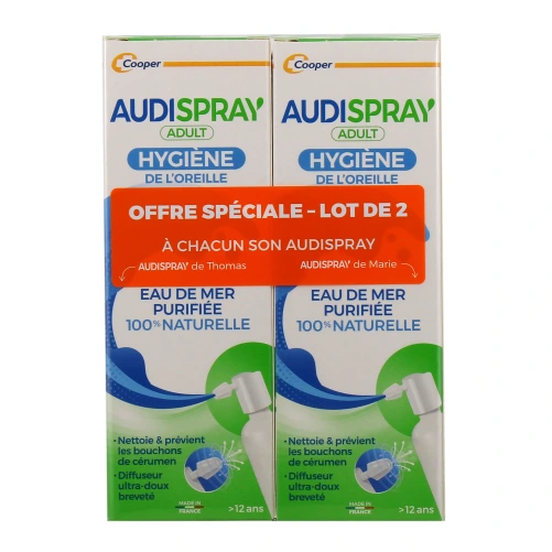 Audispray Hygiène de l'oreille Adulte et Junior