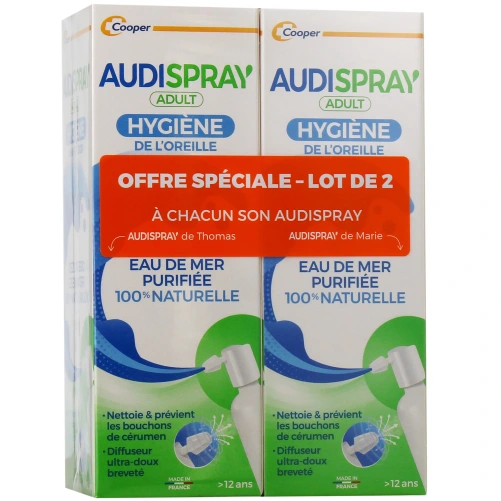 Audispray Hygiène de l'oreille Adulte et Junior