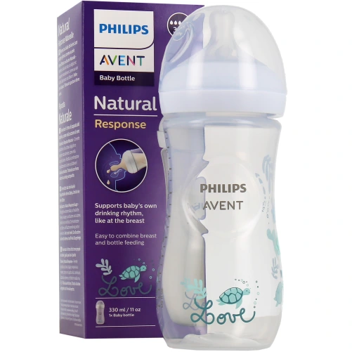 Avent Natural Response Biberon Plastique