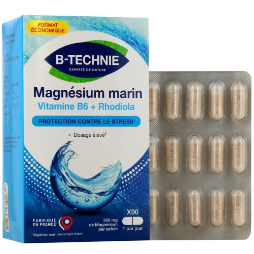 B-Technie Magnésium Marin + B6 + Rhodiola