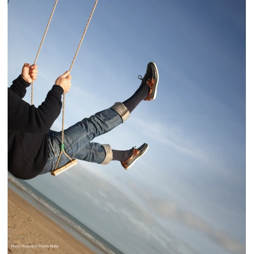 Thuasne Venoflex City Confort Coton Bas Homme Pied Ouvert Classe 3