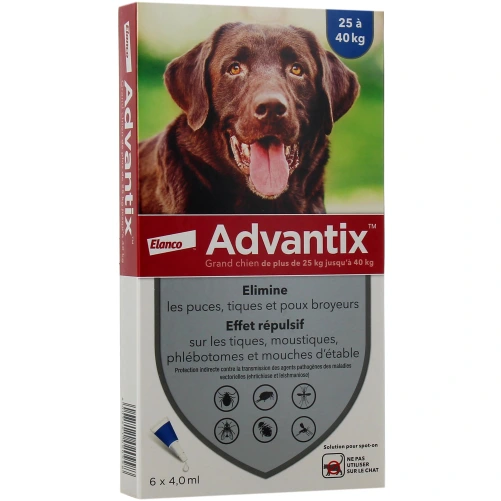 Bayer Advantix Chien Anti-Parasites