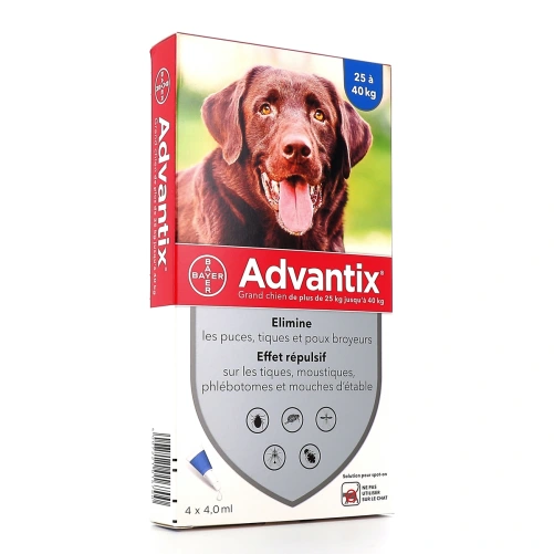 Bayer Advantix Chien Anti-Parasites