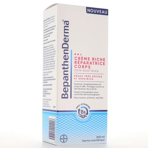 BepanthenDerma Crème Riche Réparatrice Corps