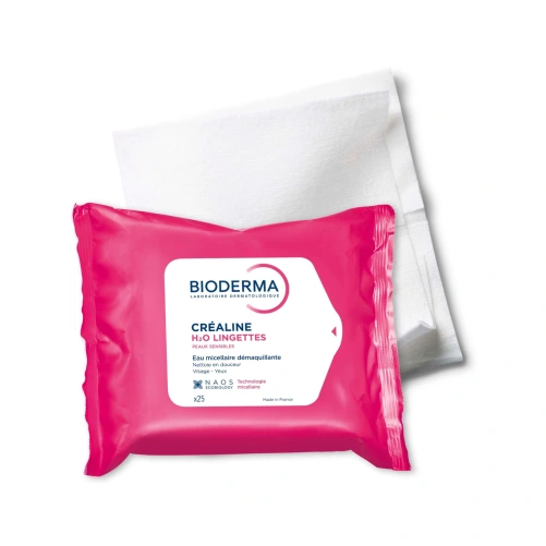 Bioderma Créaline H2O Lingettes démaquillantes