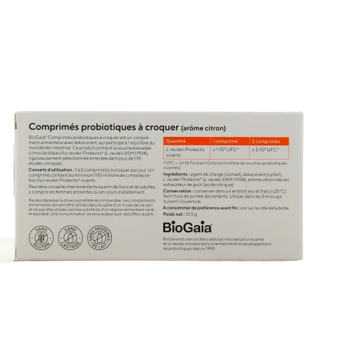 Biogaia Comprimés Probiotiques
