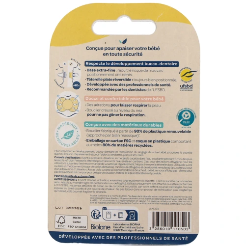 Biolane Sucette Anatomique 0-6 Mois