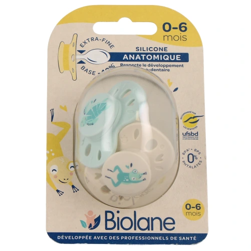 Biolane Sucette Anatomique 0-6 Mois