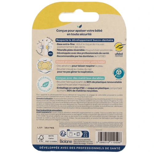 Biolane Sucette Anatomique 0-6 Mois