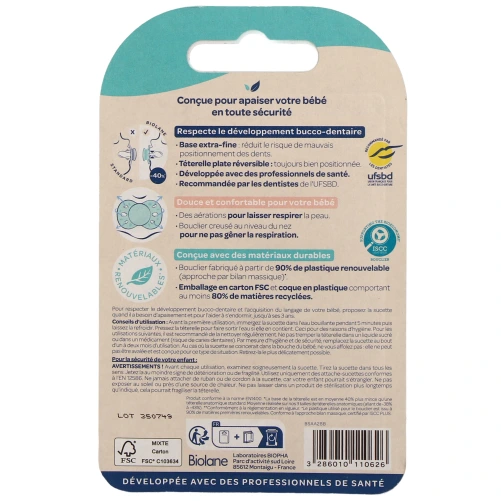 Biolane Sucette Anatomique 6-18 Mois