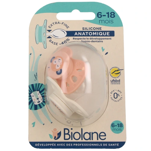 Biolane Sucette Anatomique 6-18 Mois