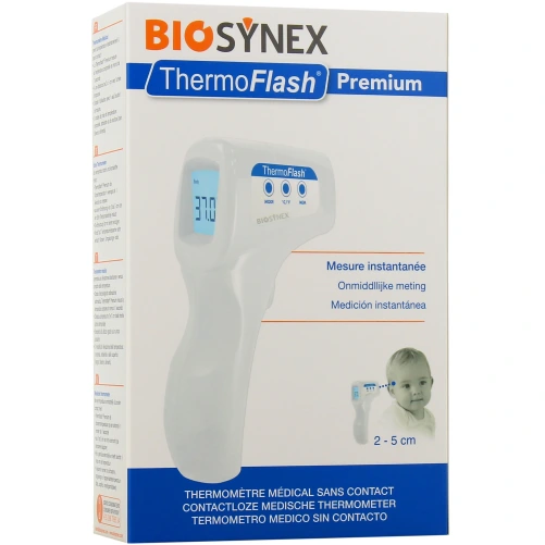 Biosynex ThermoFlash Premium Thermomètre médical Sans Contact