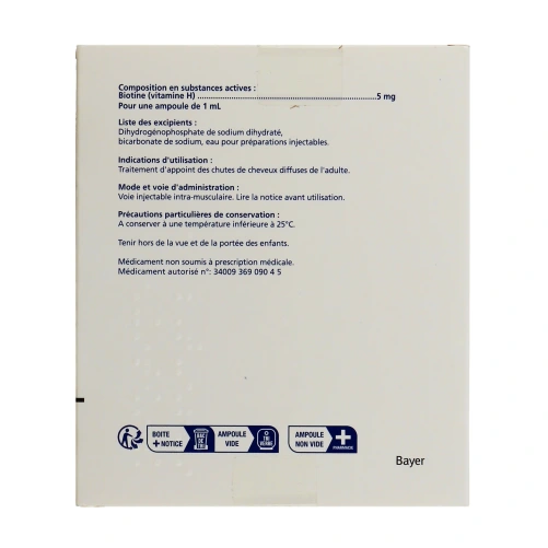 Biotine 0,5% 6 ampoules