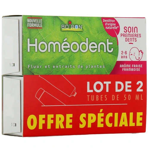 Homeodent Dentifrice Premières Dents 2-6 ans
