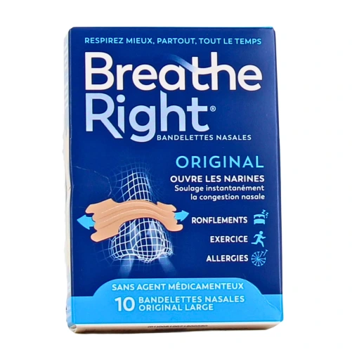 Breathe Right Bandelettes nasales