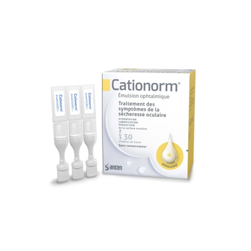 Cationorm émulsion opthalmique Sécheresse Oculaire