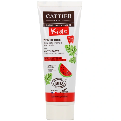 Cattier Dentifrice Bio 2-6 ans