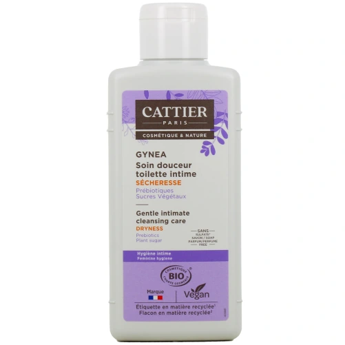 Cattier Gynea Soin Douceur Toilette Intime Sécheresse Bio