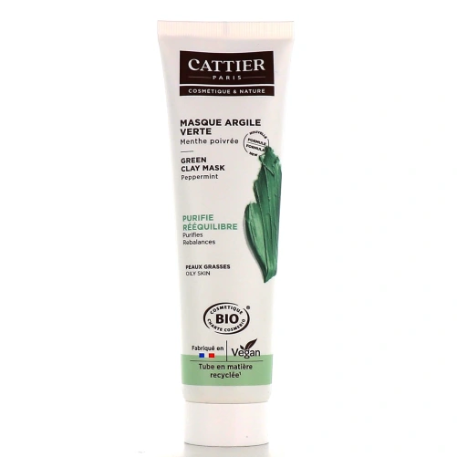 Cattier Masque Argile Verte Bio