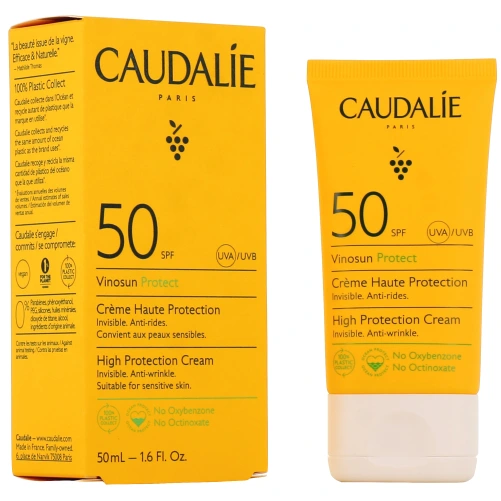 Caudalie Vinosun Protect Crème Solaire Visage Haute Protection