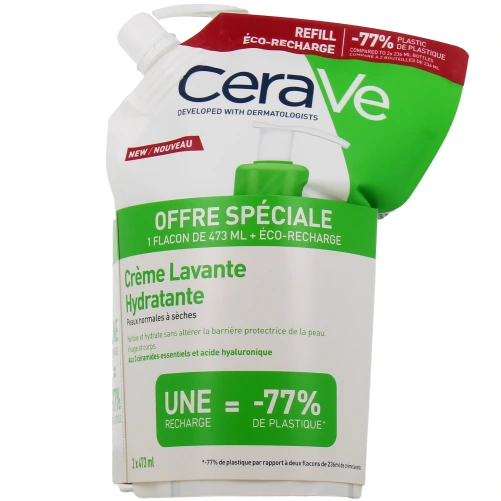 CeraVe Crème Lavante Hydratante