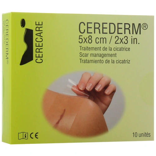Cerederm Pansement Siliconé Rectangulaire