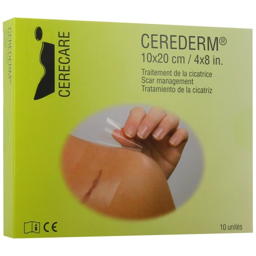 Cerederm Pansement Siliconé Rectangulaire