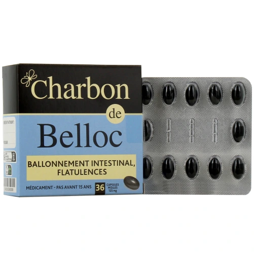 Charbon de Belloc capsules