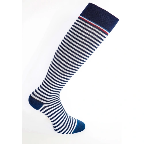 Sigvaris Chaussettes de Compression Classe 2 Styles Marinière