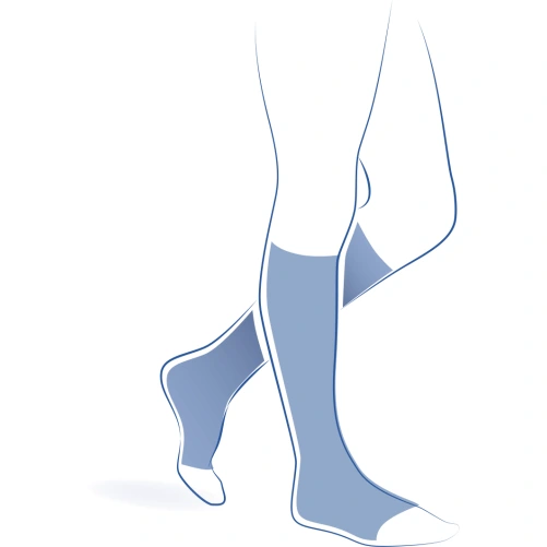 Thuasne Venoflex Elégance Chaussettes Homme Pied Ouvert Classe 3