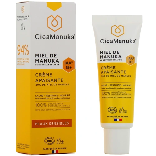 CicaManuka Crème Apaisante Bio