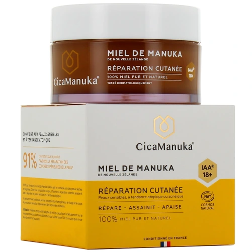 CicaManuka Miel de Réparation Cutanée Bio